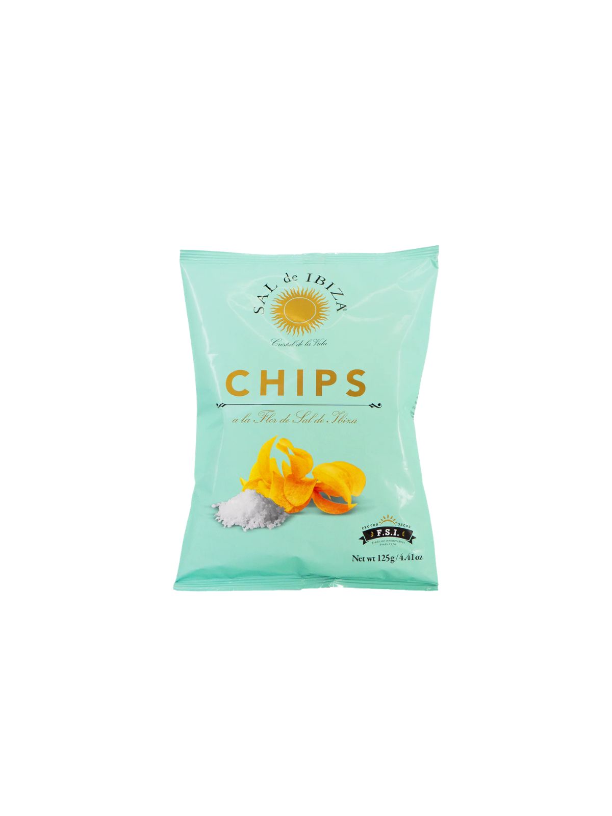 SAL de IBIZA Chips A la Flor de Sal 125g – Alcohol Delivery Ibiza